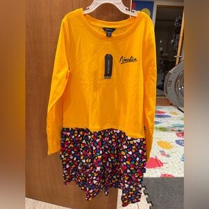Nautica Dress - long sleeves - NEW - 8/10 girls